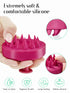 HEETA Scalp Massager Hair Growth, Soft Silicone Scalp Scrubber Shampoo Brush for Exfoliation, Dandruff Removal Head Massage Stress Relax, Wet & Dr...