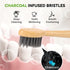 Bamboo Electric Toothbrush Replacement Heads Compatible with Philips Sonicare, Soft Charcoal Infused Bristles...