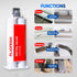 Metal Glue,1.76oz 2 Part Epoxy ab Glue Heary Duty Weld ?The Strongest Glue All Purpose Repair for Metal Plastic Steel Ceramics Fiberglass Car Auto...