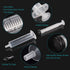 12 Pack - 5ml Plastic Syringes Separate Sterile Packaging Small Syringe Without Needle for Plant Hydroponic Liquid Measurement Pets Feeding Tools ...