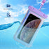 Floating Waterproof Phone Pouch, Soap Bubble Waterproof Case with Crossbody Lanyard for iPhone 15 14 13 Pro Max, IP68 Cellphone Dry Bag Beach Crui...