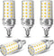 E12 LED Bulb 10W LED Corn Light Bulb 100W Equivalent 4000K Natural White 1000LM Non-dimmable Ceiling Fan LED Corn Bulb Indoor Home Corn Lights Pac...