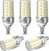 E12 LED Bulb 10W LED Corn Light Bulb 100W Equivalent 4000K Natural White 1000LM Non-dimmable Ceiling Fan LED Corn Bulb Indoor Home Corn Lights Pac...