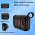 Silicone Protective Case Travel Carrying Bag for JBL Go4, Outdoor Portable Bluetooth Speaker Protective Soft Skin (Blcak)...