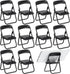 12pcs Mini Foldable Chairs Dollhouse Mini Stand Model Chair Desk Phone Stand for Dollhouse Decoration...