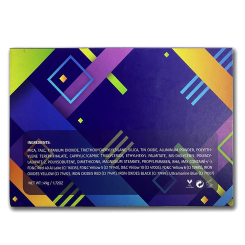 Afflano Neon Eyeshadow Palette Colorful High Pigmented, Bright Pride Day Makeup Rainbow Eyeshadow Matte Shimmer Glitter, Aurora Glow Neon in Dark ...
