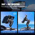 360 Degree Rotation Dashboard Cell Phone Holder for Car Clip Mount Stand Suitable for 4 to 7 inch Smartphones (Black)......
