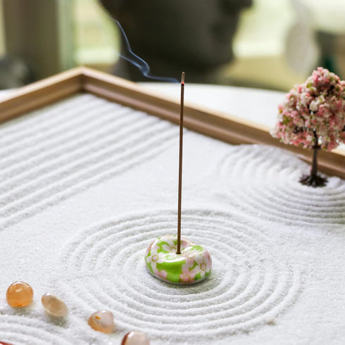 Tabletop Zen Garden Accessories Kit - Japanese Sand Zen Garden Rakes Tools Set,Office Relaxation Gifts with Healing Stones Zen Garden Decor for Ma...