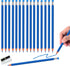 25pcs Checking Pencils advertising pencil Erasable Pencils Pre-Sharpened #2 HB with Eraser including a Free sharpener (Blue)...