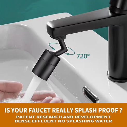 Swivel Faucet Extender, Faucet Extender for Bathroom Sink Kitchen-Aerator-Splash Water Filter Extension, Multifunctional Universal Robotic Arm Rot...