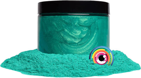 Eye Candy Pigments Premium Green Mica Powder - Seijiiro Green (25gr) - for Epoxy, Resin, Soap, Paint, Woodworking, Acrylic Pouring, Bath Bombs, Fi...