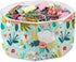 Ceramic Paper Clip Holder Gold Line Paper Clip Dispenser Organizer for Desk Cute Floral Pattern Office Binder Clip Holder Bobby Pin and Hair Clip ...