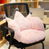 Holiberty Cute Crown Chair Cushion - Foam Stuffed Desk Seat Pad for Waist Support and Backrest - Warm Comfort Plush Pillow for Winter, Girls Dorm,...
