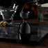 Viski Canterbury Double Measure for Cocktails, Bar Tools and Accessories Stainless Steel Bartender Tool Measuring Shot Gunmetal Black Set of 1...