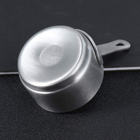 Hemoton Mini Saucepan Butter Milk Cheese Melting Pot Pan Small Heating Pot Cookware with Handle for Home Kitchen Restaurant Size S 9.5x5.3x5cm...