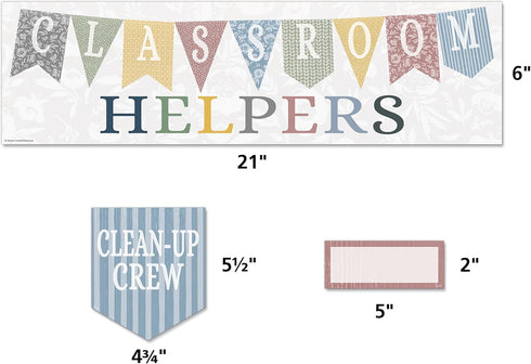 Teacher Created Resources Classroom Cottage Classroom Helpers Mini Bulletin Board (TCR7175)...
