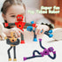 Pop Tubes Robot Fidget Toys 12 Packs Telescopic Suction Cup Stretchy Robots Toys Autism Sensory Shape Changing Toys for Toddlers Kids Party Favors...