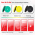 3pcs Polishing Pads for Orbital Sander, Orbital Buffing Pads Hook and Loop Foam Buffer Pad Set for Cutting, Compounding, Polishing and Waxing (5 i...