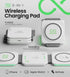 InfinaCore T3 Tri-Charge Wireless Charging Pad - 3-in-1 Charging Station Compatible with iPhone, AirPods & Watch - Fast Charging Up to 25W - Compa...
