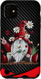 iPhone 11 Red Gnome Hippie Daisy Flowers Gnome Ladybugs - Christmas Case...
