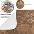 Brown Marble Texture Absorbent Dishes Drainer/Rack Mat for Countertop Small Size 16 x 18, Microfiber Dish Drying Pads Kitchen Counter Draining Pad...