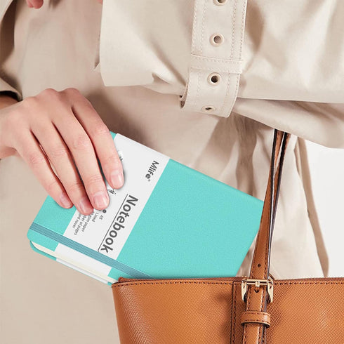 A5 Lined Journal Notebook, College Ruled Notebook, 196 Pages, 5.75 * 8.38 inches, Hardcover Notebook for Work, Journals for Writing(1Pack Turquois...