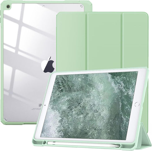 TiMOVO Case for iPad 9th Generation 2021/iPad 8th Generation 2020/iPad 7th Generation 2019 10.2 inch with Pencil Holder, Slim Protective Cover wit...