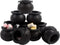 DIYASY Mini Plastic Cauldron,12 Pcs Witch Calderon Pot Black Buckets with Handle for Kids Halloween Candy St. Patrick's Coins Holder & Party Favor...