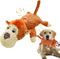 Dog Toy, Monkey Plush, Durable Chew Toy for Puppy, Medium, Large, Aggressive Chewers, Teething Relief, Interactive Sound, Lightweight...