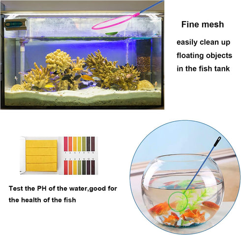 7 in 1 Aquarium Aquascaping Tools Kits,Stainless Steel Aquarium Plant Tools Tweezers Scissors Scrapers for Aquarium Tank Clean Fish Tank Aquascape...