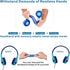 SIMOLIO Foldable Headphones for Kids with Mic, 75dB-85dB-94dB Kid Headphone with Share Port, Stereo Wired Headphones Hearing Protection for Youth ...