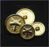 Duolai Senior Gold Fox Head Relief Round Shape Buttons, Metal Texture British Style Uniform Suits Woolen Coat Jacket Casual Clothes Sewing Button ...