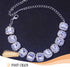 Crystal Anklets Silver Anklet Bracelets Sparkly Foot Chain Adjustable Foot Jewelry for Women...