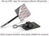 Refrigerator Door Lock Without Padlock - Black