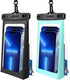 newppon Floating Waterproof Phone Pouch : 2 Pack Universal floatable Water Proof Dry Bag Case - Float Clear Cell Holder with Lanyard for iPhone 15...