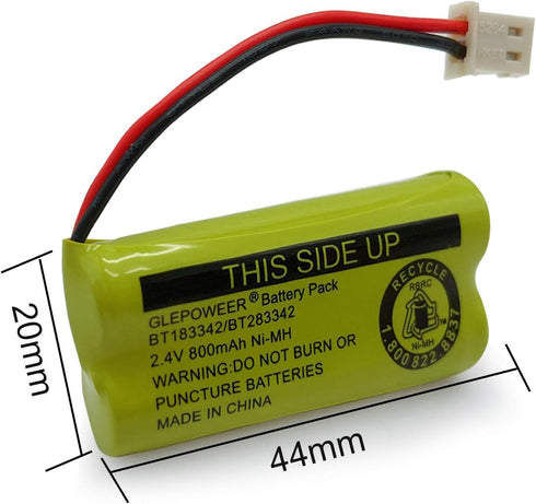2.4V 800mAh BT183342 BT283342 BT166342 BT266342 BT162342 BT262342 Battery Compatible with CS6114 CS6419 CS6719 EL52300 CL80111 Cordless Handset Ph...