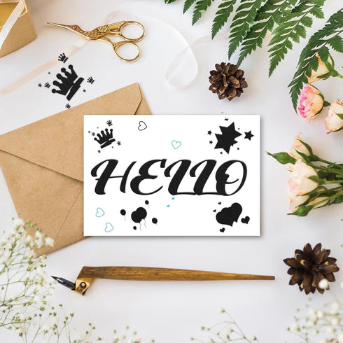 Whaline 40Pcs Black Felt Fabric Sheets Soft Thick Craft Felt Pack for DIY Crafts Sewing Patchwork Art Projects, 6 x 6 Inch...