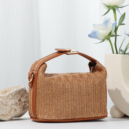 Straw Woven Crossbody Bag Purse for Women,Small Raffia Tote Tote Handbags Clutch for Summer Beach Vacation 2024...