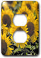 3dRose lsp_93335_6 North Dakota, Sunflowers in Cass County Us35 Rer0008 Ric Ergenbright Light Switch Cover...