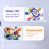 Baby Sensory Teething Toys - Teething Montessori Learning Developmental Toys for Baby - Newborn Teething Ball - Rattle Sensory Infant Chew Toys fo...