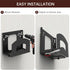 Cable Box Mount,Adjustable Wall Mount Holder for Small and Narrow Devices Like Cable Boxes,DVD Players,Modems,Streaming Media Devices and Other Me...
