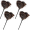 Ostrich Feather Duster Mini Feathers Dusters Natural Fluffy Soft with Plastic Handle and Eco-Friendly Washable Reusable Handheld for Cleaning Hous...
