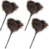 Ostrich Feather Duster Mini Feathers Dusters Natural Fluffy Soft with Plastic Handle and Eco-Friendly Washable Reusable Handheld for Cleaning Hous...