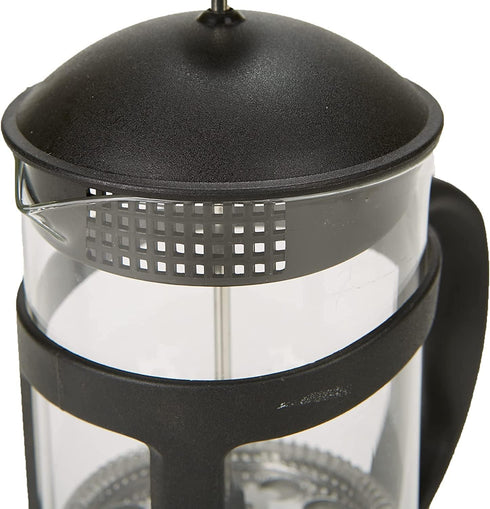 Maison Sucasa French Press Coffee Maker, 0.8L (27oz) Capacity, Brew Coffee, Mini Coffee Pot, Glass, 4.25" W x 8.5" H, Clear...