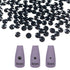 3000Pcs Resin Rhinestones,AB Round Flatback Jelly Rhinestones for DIY Crafts Face Makeup Cups (3MM Black)...