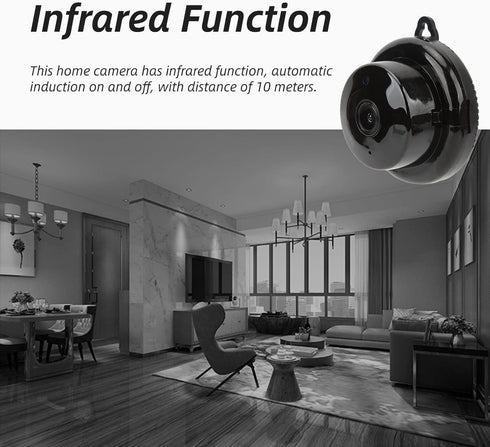 Jectse Home Security Camera, 1080P HD Indoor Outdoor Security Camera with Night Vision, Two Way Audio, Wireless WiFi Camera Baby Camera for Home, ...