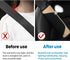 Car Seat Belt Pads Cover, 2 Pack Leather Mesh Universal Seatbelt Shoulder Strap Protector, Soft Harness Pad Safety Belt Cover for Comfortable Driv...