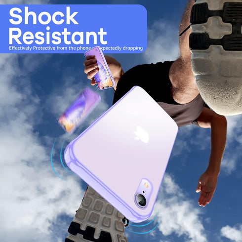 ORIbox for iPhone XR Case Purple,Translucent Matte case with Soft Edges, Lightweight,iPhone XR Phone Purple Case for Women Men Girls Boys Kids...