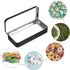 Metal Rectangular Empty Hinged Tin Box Containers Metal Tin Box for Home Storage Jewelry Crafts...