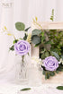 N&T NIETING Artificial Flowers, 25pcs Fake Flowers Rose with Stems Perfect for DIY Wedding Bridesmaid Bridal Bouquets Centerpieces Home Flower Arr...